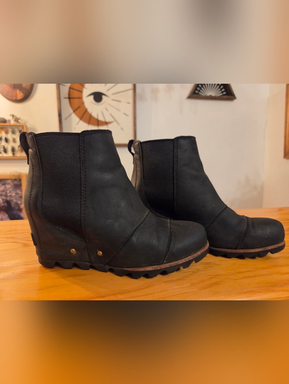 Sorel Wedge Ankle Boots Size 7
